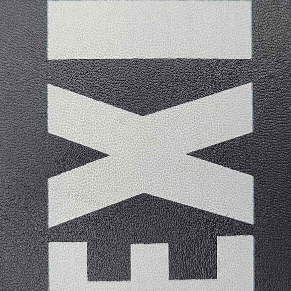 Slogan Detail Bag With Striped Strap - Picture 5 of 5